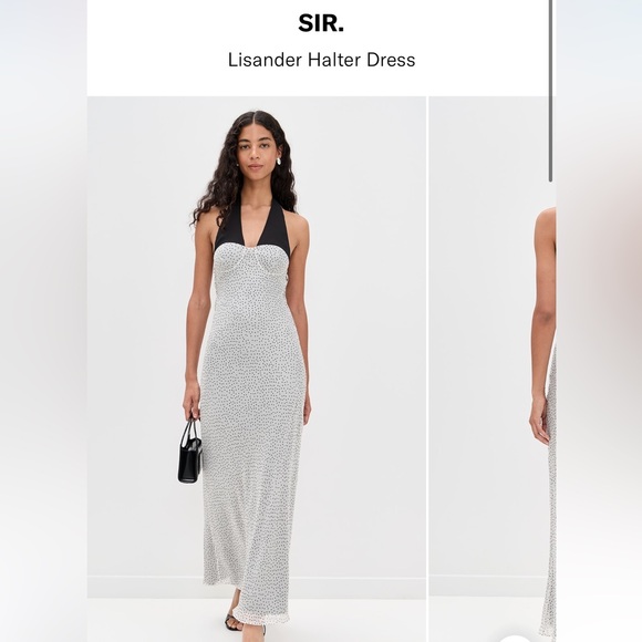 SIR the label Dresses & Skirts - NWT • SIR lisander halter dress in polka dot Bianca - size 1